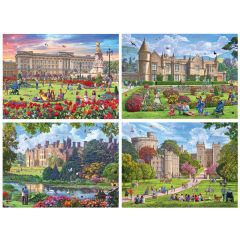 Royal Residences 4 x 500-Piece Jigsaw