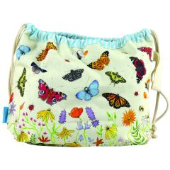 Butterflies Drawstring Crafters Bag