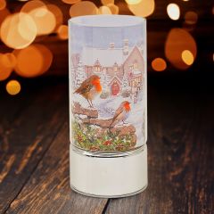 Christmas Robin LED Lamp