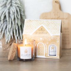 Gingerbread Lidded Candle Set