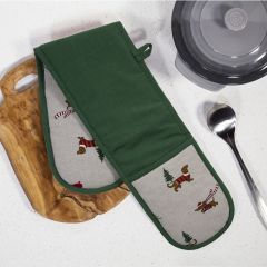 Christmas Dachshund Oven Gloves