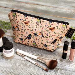 Garden Birds Make Up Bag