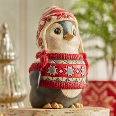 Nordic Noel Penguin Figurine