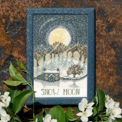 Snow Moon Cross-Stitch Kit