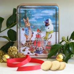 Peter Rabbit at Christmas Tin of Biscuits