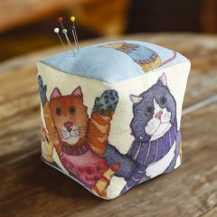 Kitten In Mittens Pin Cushion