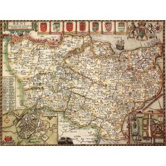 1610 Historical Map of Kent 1000-piece Jigsaw Puzzle