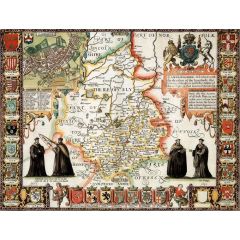 1610 Historical Map of Cambridge 1000-piece Jigsaw Puzzle