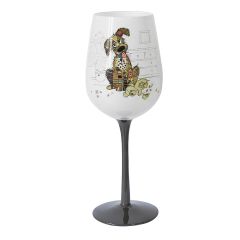 Murphy Mutt Wine Glass