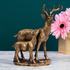 Bronze Deer and Fawn