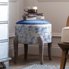 Delft Blue Footstool