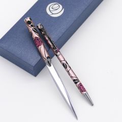 Mackintosh Rose Pen and Paperknife Set