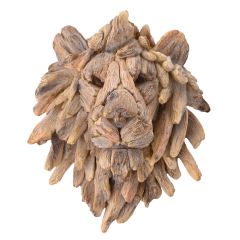 Driftwood Lion Head Wall Art