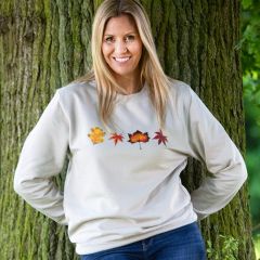 Leaves Design Sweatshirt