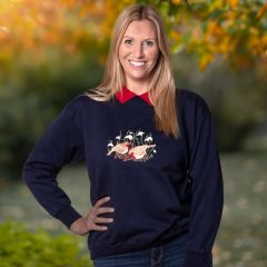 Navy Robin & Snowdrop Sweatshirt