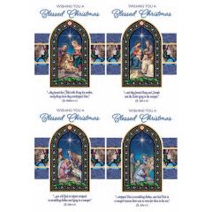 Stained Glass Window Cards Twinpack