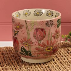 Pink Tulip Flower Pot