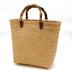 Cream Bamboo Bag