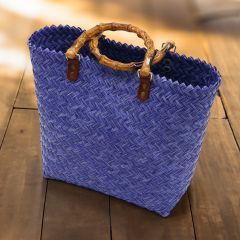 Blue Bamboo Bag