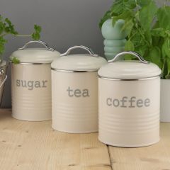 Tea, Coffee & Sugar Canister Set