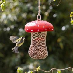 Mushroom Peanut Feeder