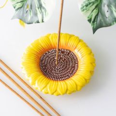 Sunflower Incense Holder and Sticks