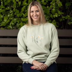 Mint Daisy Sweatshirt